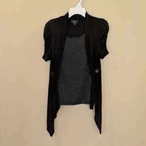 Bwear polka dot layered top